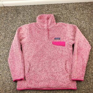 Patagonia Jacket Re-Tool Snap T Fleece Pullover Cupcake Pink Womens Small